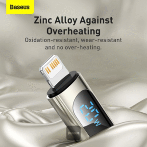 Baseus Display Fast Charging Data Cable, Type-C to IP 20W – Black - Image 9