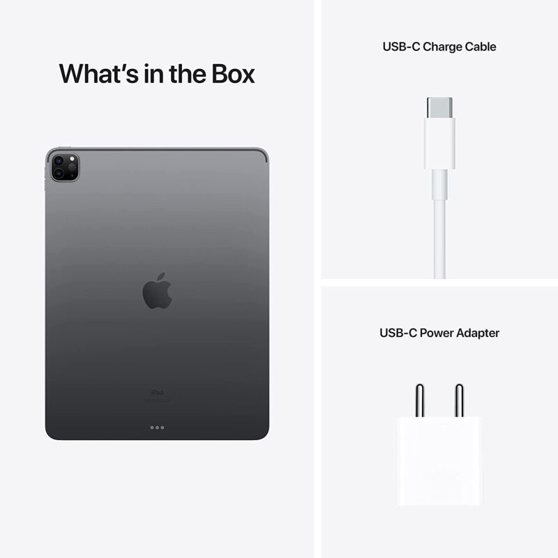 2021 Apple iPad Pro with Apple M1 chip (12.9-inch, Wi-Fi, 512GB, 5th Generation) – Space Gray - Image 3