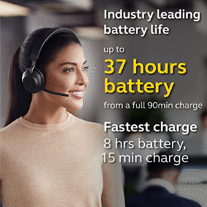 Jabra Evolve2 65 UC Wireless Headphones with Stereo - Image 4