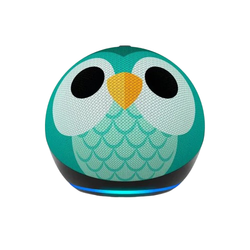 Echo Dot 5th Gen | Owl Design Kids Edition
