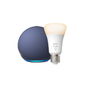 Echo Dot 4th Gen With Philips Hue B22/B27 Smart Bulb