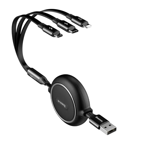 Baseus Golden Loop 3-In-1 Elastic Data Cable