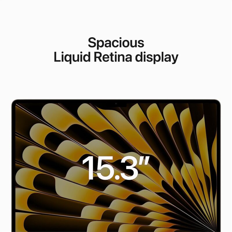 Apple 2023 MacBook Air Laptop with M2 chip: 15.3-inch Liquid Retina Display, 8GB Unified Memory, 256GB SSD - Image 2