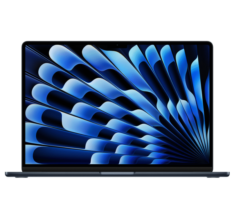 2023 Apple MacBook Air 15.3-inch, with M2 Chip, (8GB/256GB, 8-core CPU/10-core GPU) – Midnight