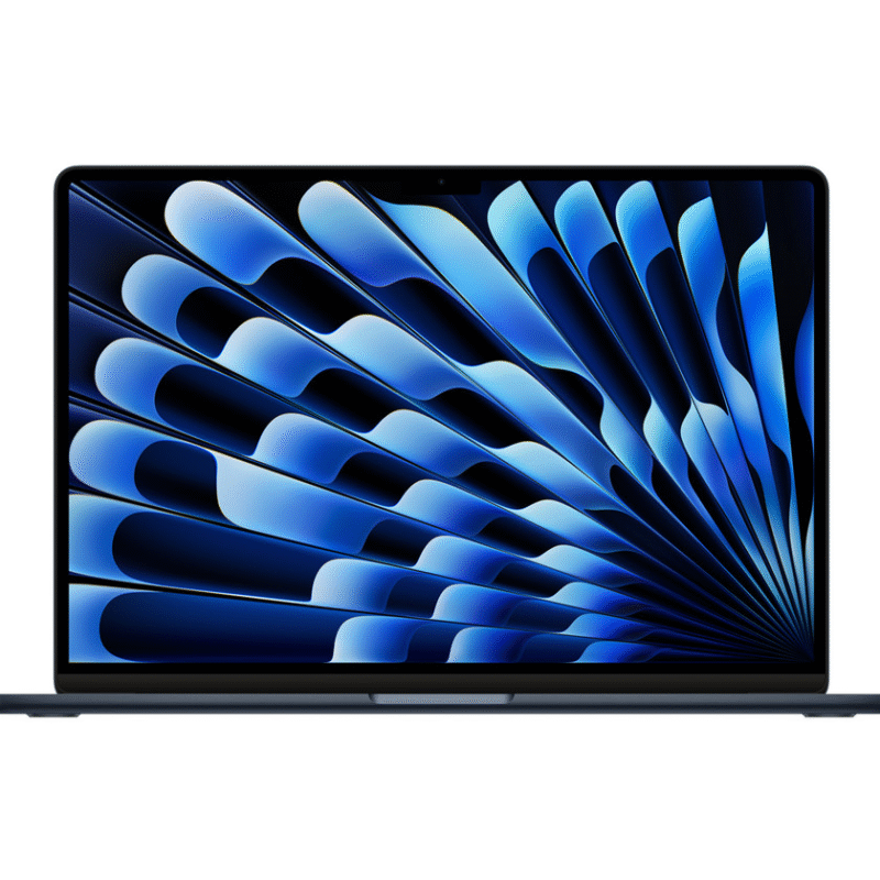 2023 Apple MacBook Air 15.3-inch, with M2 Chip, (8GB/256GB, 8-core CPU/10-core GPU) – Midnight