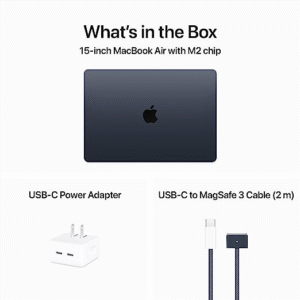 2023 Apple MacBook Air 15.3-inch, with M2 Chip, (8GB/256GB, 8-core CPU/10-core GPU) – Midnight - Image 2