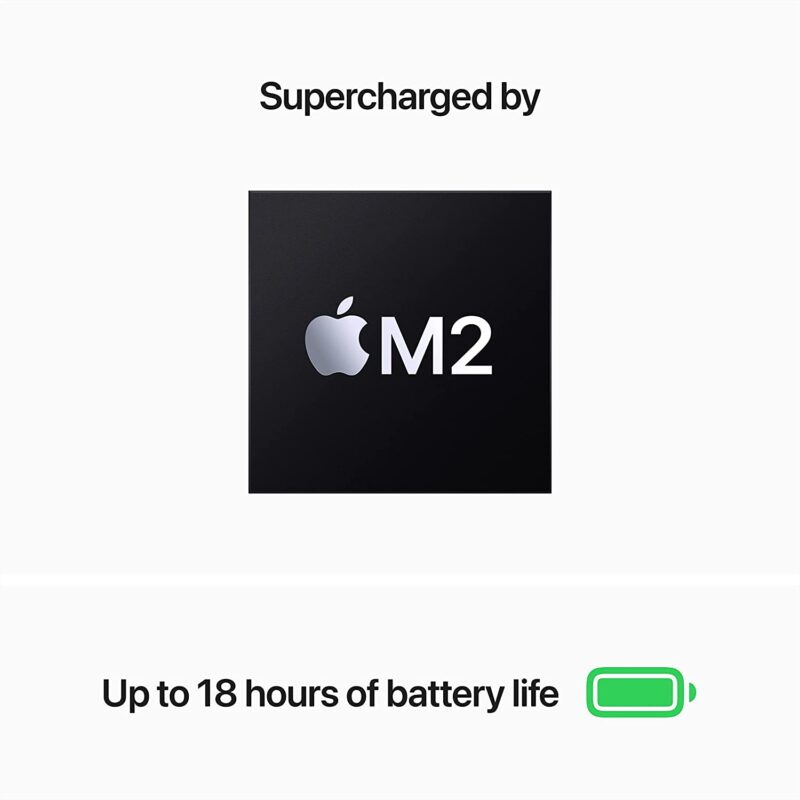 Apple 2022 MacBook Air Laptop with M2 chip: 13.6-inch Liquid Retina Display, 8GB RAM, 256GB SSD - Image 3