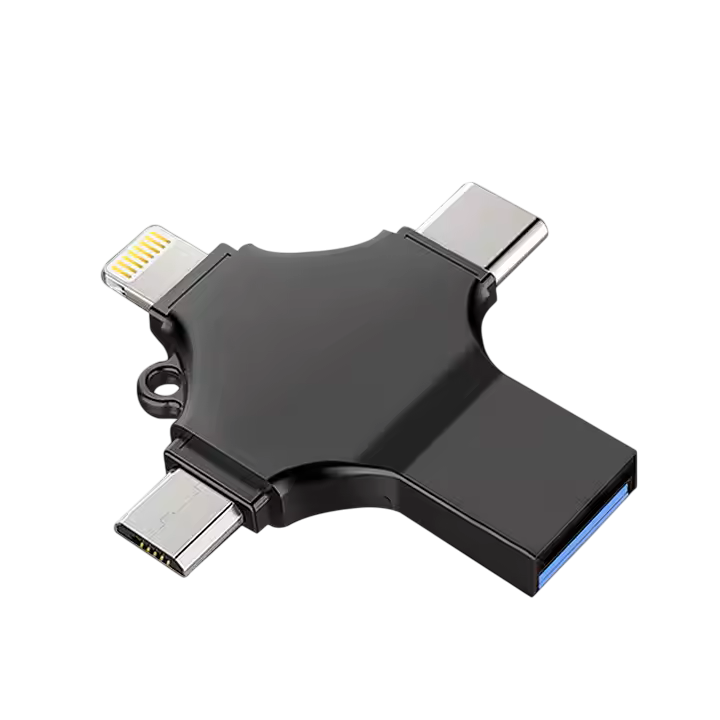 USB Multi-function 4in1 64GB USB Flash Drive