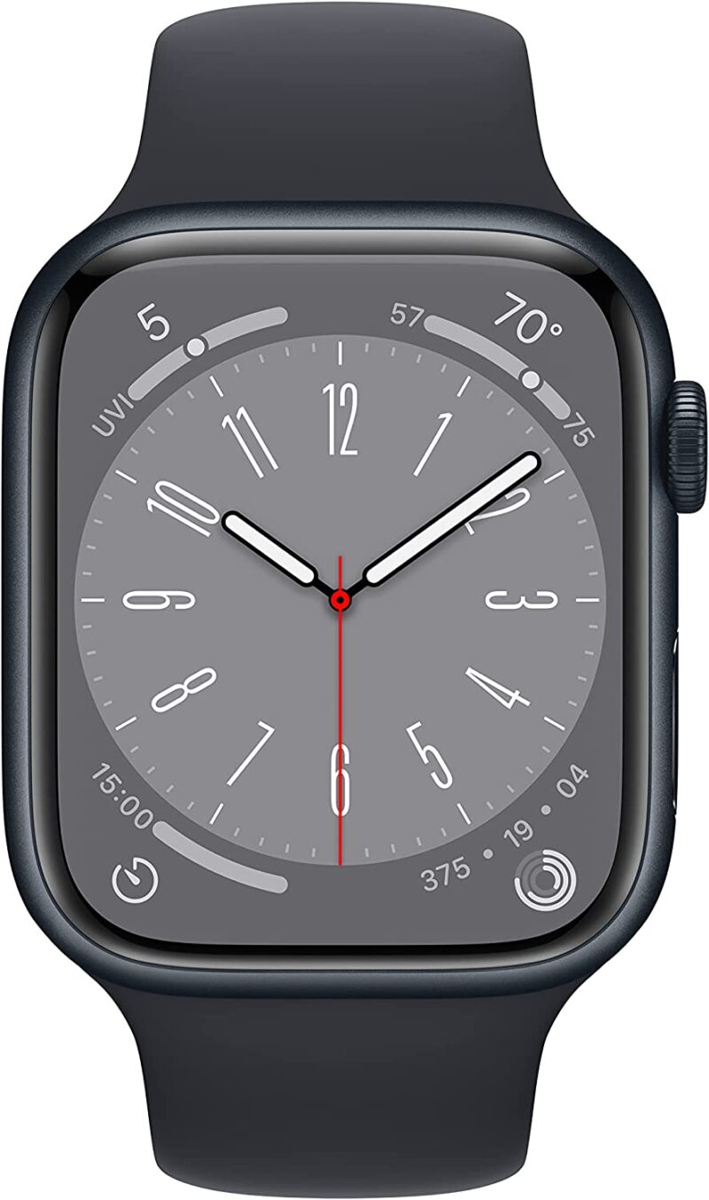 iWatch Series 8 45mm[GPS ] Midnight Aluminum Case with Midnight Sport Band