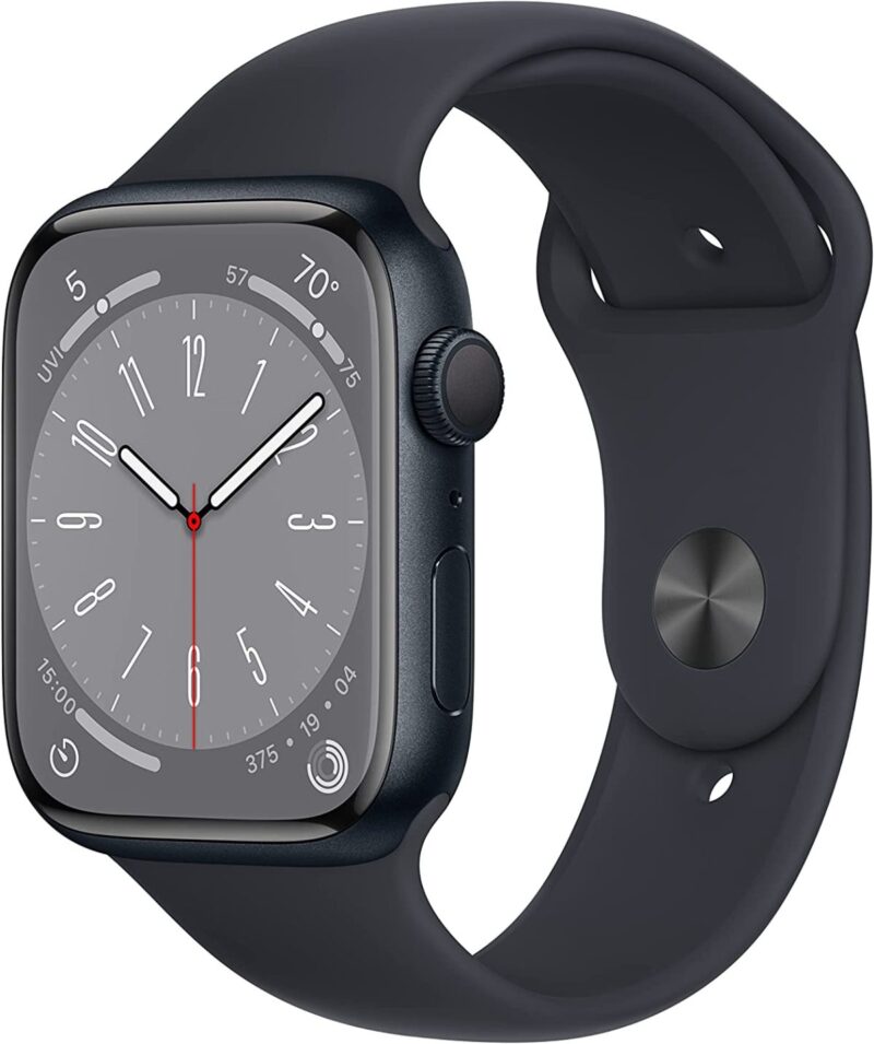 iWatch Series 8 45mm[GPS ] Midnight Aluminum Case with Midnight Sport Band - Image 3