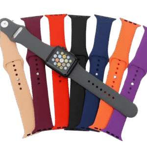 Soft Silicone Watch Band Strap For Apple Watch – 42mm, 44mm, 45mm - Image 2